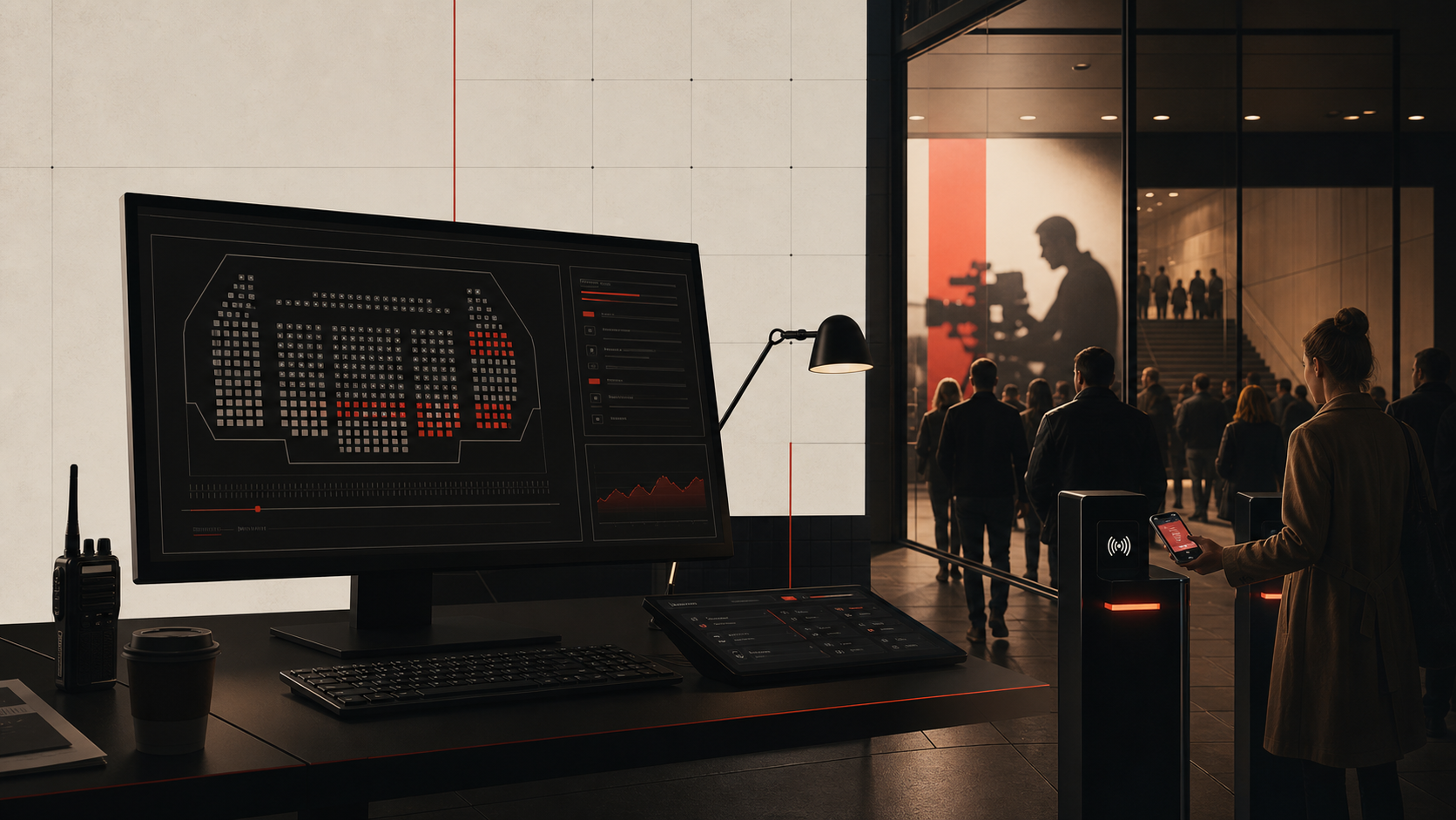 Film festival ticketing operations with seat maps and NFC entry